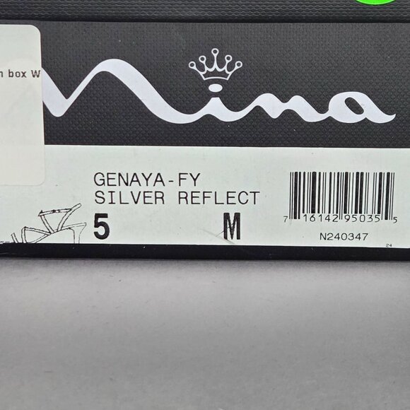 NWOT Nina Genaya Womens Strappy Evening Sandals - Picture 7 of 8